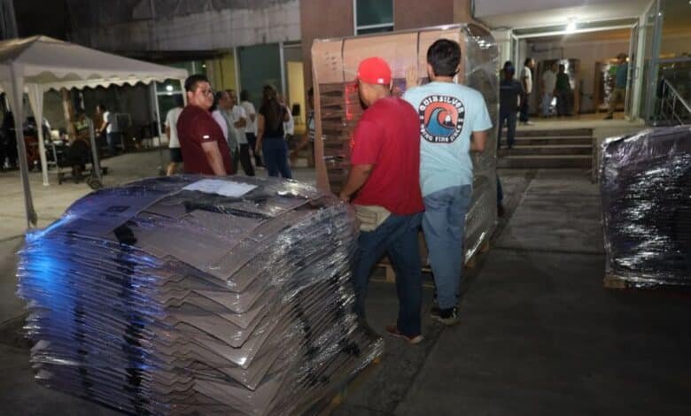 Llega material de Simulacro para afinar la jornada electoral del 2 de junio