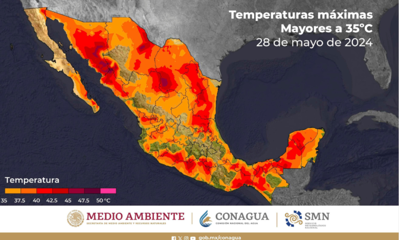 Clima hoy 28 de mayo, se pronostican lluvias muy fuertes en varias entidades de México
