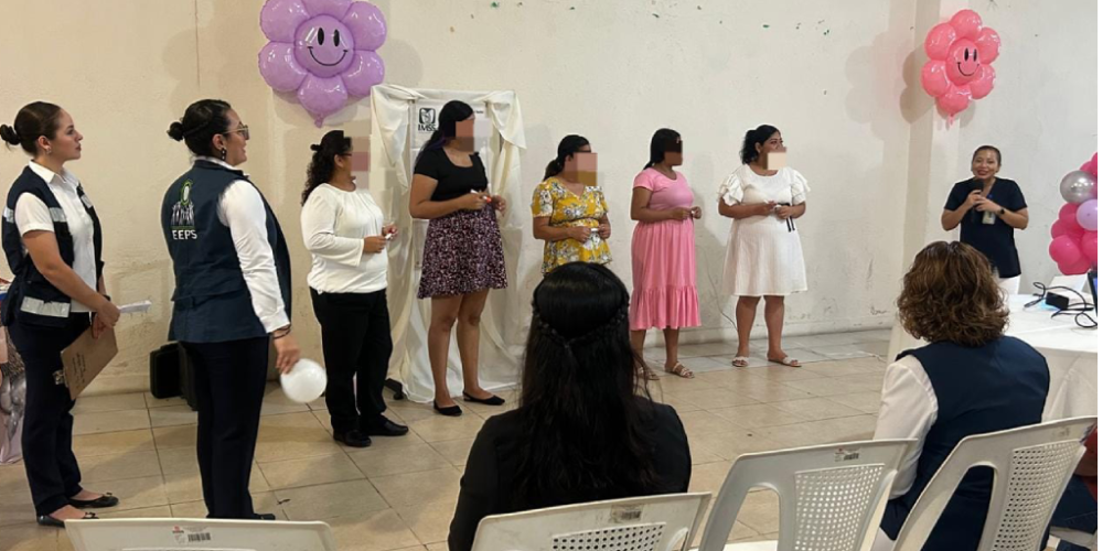 Realiza IMSS Tabasco Encuentro Educativo de Embarazo PREVENIMSS para pacientes gestantes