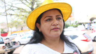 Por intento de secuestro, candidata acude a "Marea Rosa" con seguridad armada