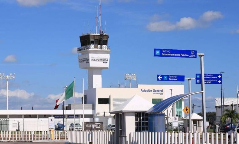 Aumenta movilidad de pasajeros en aeropuerto de Villahermosa