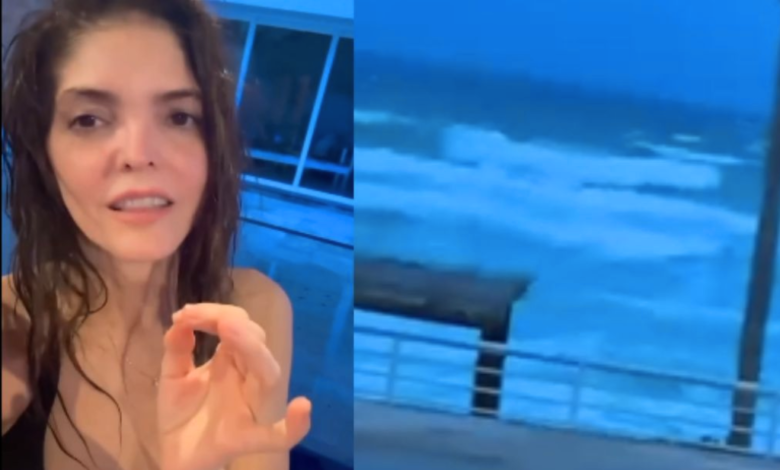 Ana Bárbara confiesa que estuvo a punto de morir ahogada en playas de Cancún