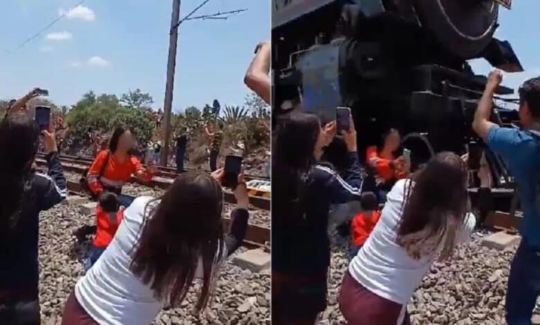 Fallece mujer al luego de intentar tomarse una selfie al paso de la locomotora 'La Emperatriz'
