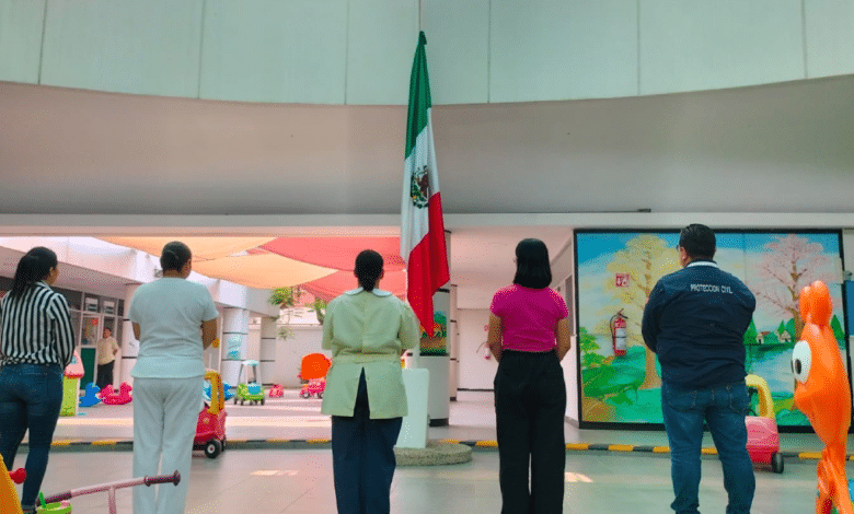 Realiza IMSS Tabasco simulacro de incendio por aniversario luctuoso de la Guardería ABC