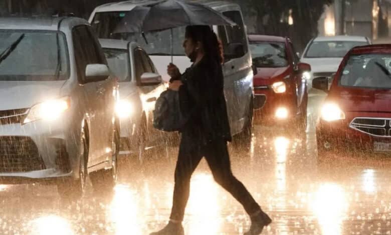 Activan alerta amarilla por fuertes lluvias en la Ciudad de México