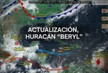 Continuamos en Alerta Azul por el acercamiento del Huracán Beryl categoría 4