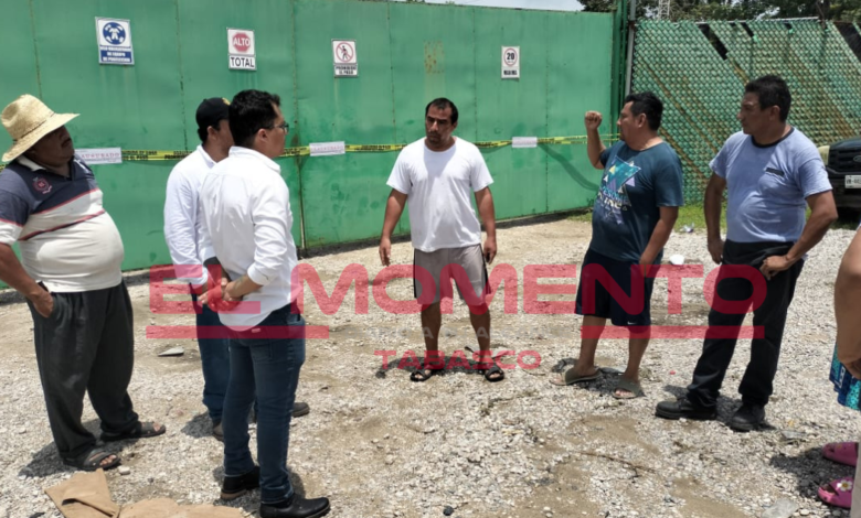 Recorren inspectores de Bienestar y Gobernación la PTAC de Nacajuca