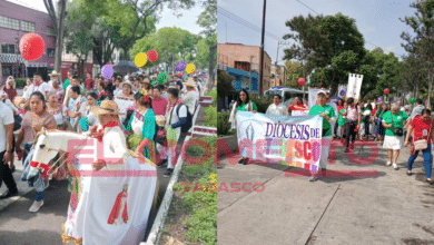Peregrinan tabasqueños a la Basílica de Guadalupe de la CDMX