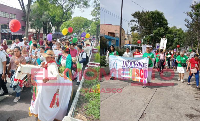 Peregrinan tabasqueños a la Basílica de Guadalupe de la CDMX