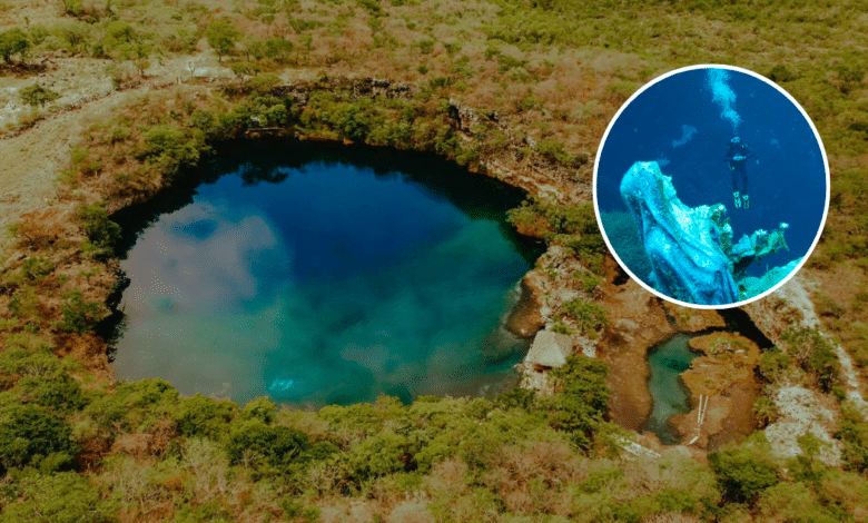 El Cenote Chucumaltik, “La Bella Escondida” de Chiapas, lugar perfecto para bucear
