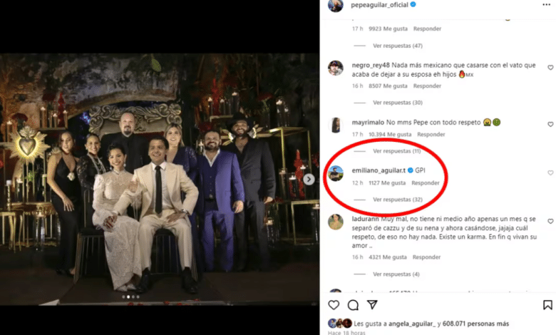 El hijo de Pepe Aguilar no fue invitado a la boda de Ángela y Nodal