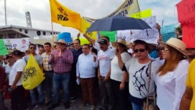 Marchan perredistas de Jalpa en protesta a resolutivo del TET