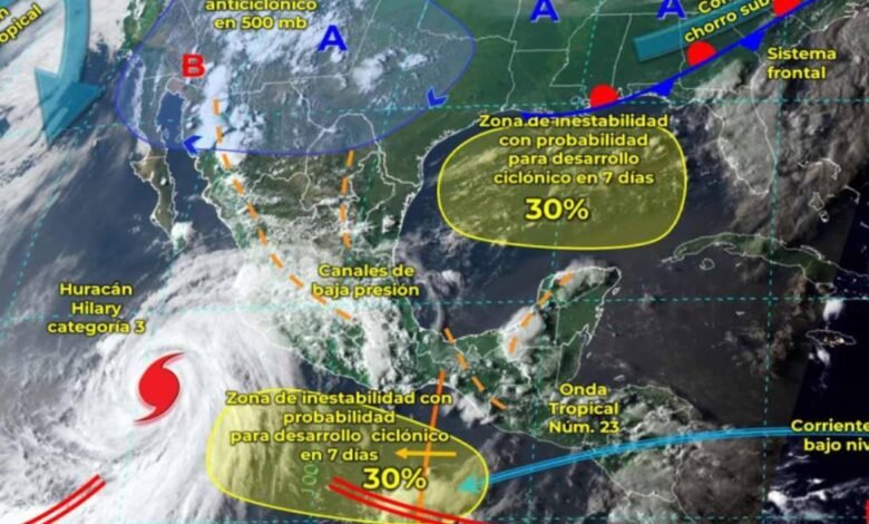 CLIMA: Pronóstico para hoy 18 de agosto en México