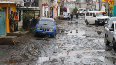 Desbordamiento del río San Rafael provoca nuevas inundaciones en Chalco