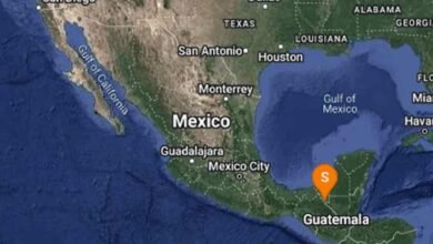 Se registra sismo de magnitud 4.4 en Tenosique, Tabasco