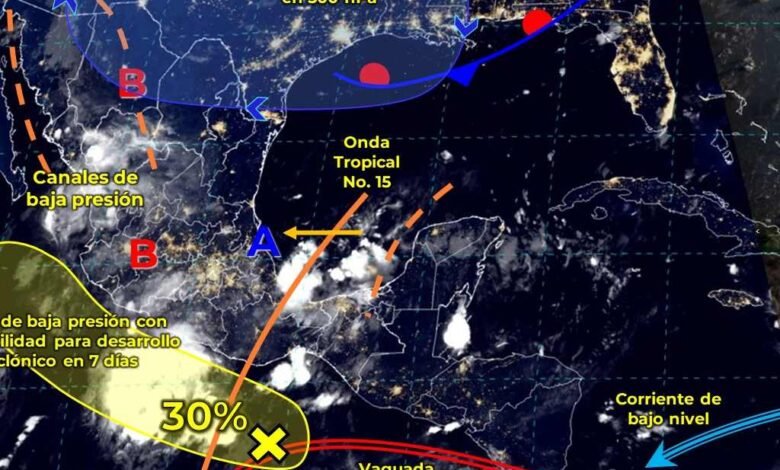 Se pronostican lluvias aisladas en estos estados