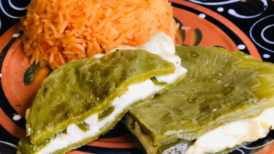 Receta mexicana: Nopal relleno de frijoles con queso