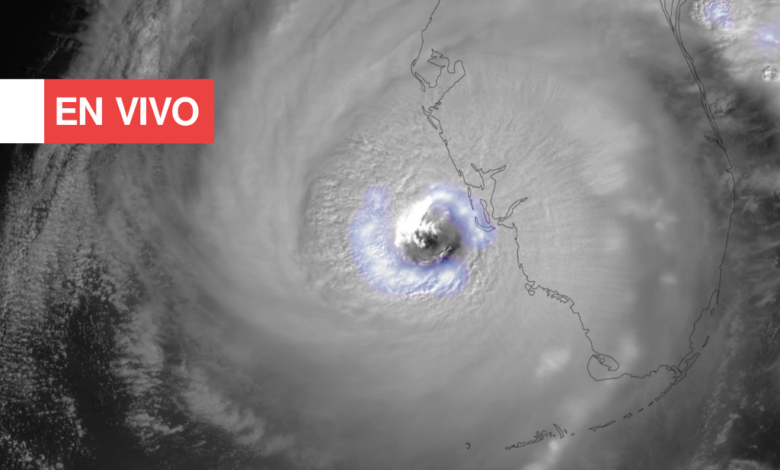 Impactantes imágenes del huracán Helene: Aquí su trayecto y actividad en tiempo real