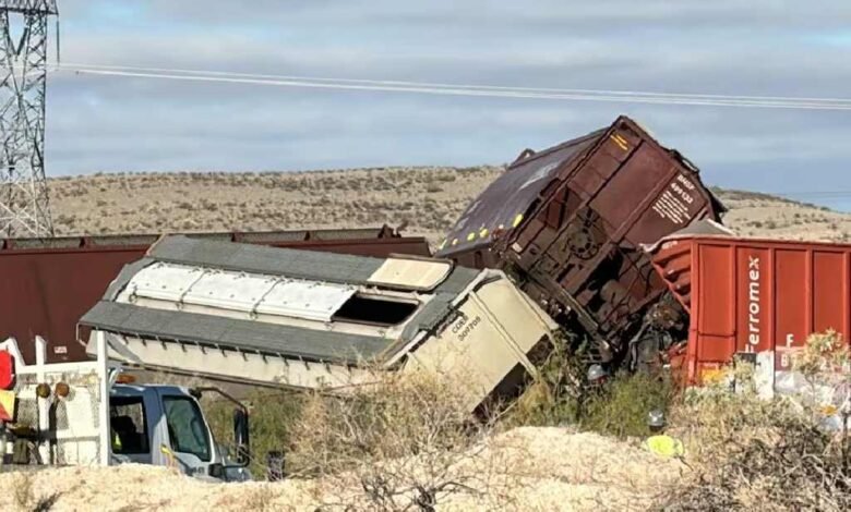 Descarrilamiento de tren deja migrantes lesionados en Chihuahua