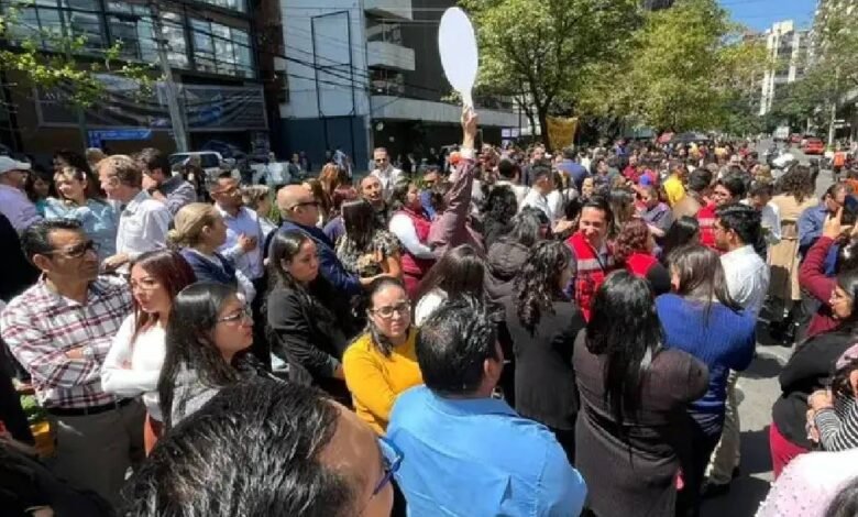 Simulacro con participación federal y local en Zócalo capitalino