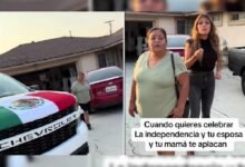 Familia de mexicanos en EU exige quitar bandera de su camioneta