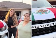 Familia de mexicano en EU exige quitar bandera de su camioneta