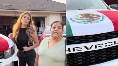 Familia de mexicano en EU exige quitar bandera de su camioneta