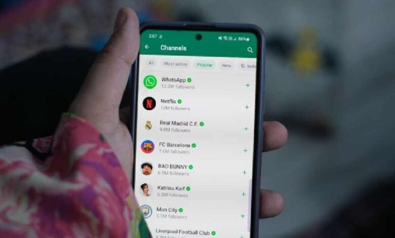 WhatsApp anuncia categorías para sus canales