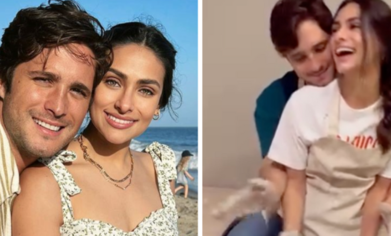 Diego Boneta y Renata Notni recrean escena de "Ghost"