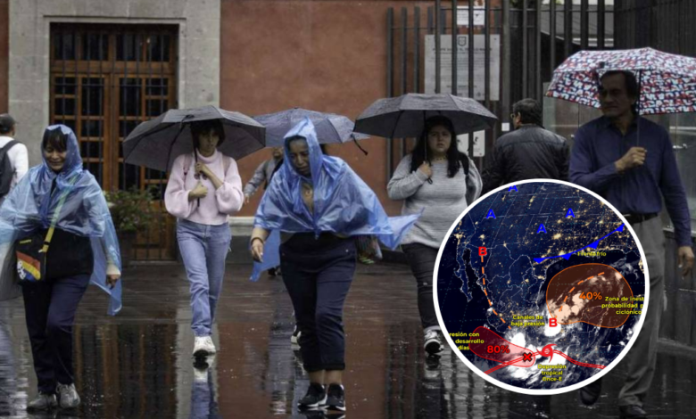 Pronóstico Meteorológico: Temporal de lluvias y rachas fuertes de viento