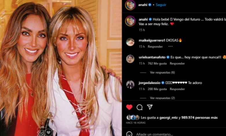 Anahí celebra 20 Años de "Rebelde" con emotivo mensaje a Mía Colucci