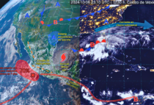 El Huracán Milton producirá lluvias en el noreste, oriente, sureste y la Península de Yucatán