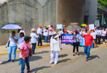 Fieles católicos participaron en la 4.ª Caminata en Favor de la Mujer y La Vida en Tabasco