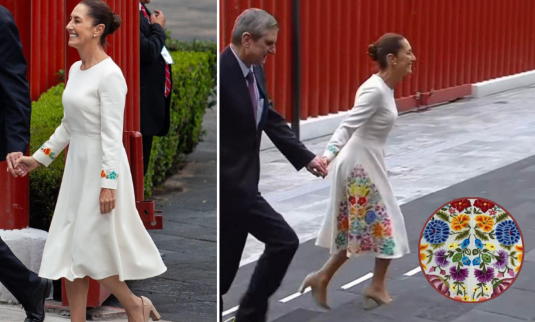 La historia detrás del vestido de la presidenta de México, Claudia Sheinbaum para la toma de protesta