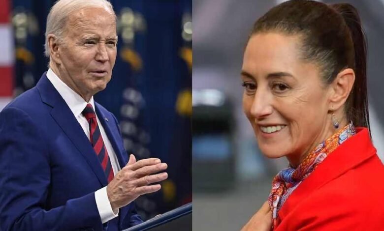 Biden espera asociación sólida y colaboración con Sheinbaum