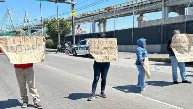 Bloquean Circuito Interior a la altura de la Terminal 1 del AICM