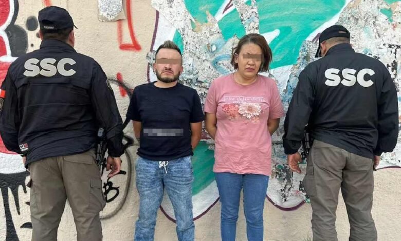 Detienen a pareja involucrada en robo de autopartes en la GAM