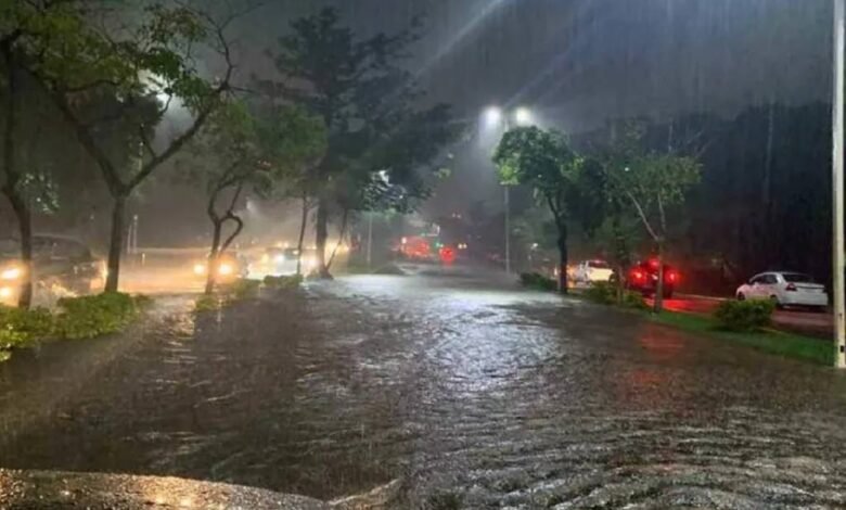 Desborda Laguna de Las Ilusiones en el Vaso Regulador Cencali tras Lluvias Intensas