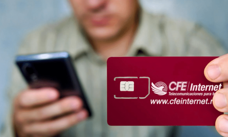 Anuncian distribución de Chips CFE de telefonía movil