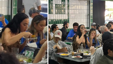 Captan a Katy Perry comiendo tacos en puesto de la CDMX