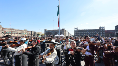 México rompe récord Guinness en el Zócalo capitalino: 700 músicos entonaron "Cielito Lindo"