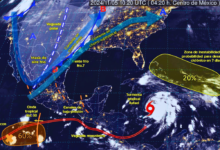 El Frente Frío No. 7 traerá lluvias intensas al noreste y oriente de México