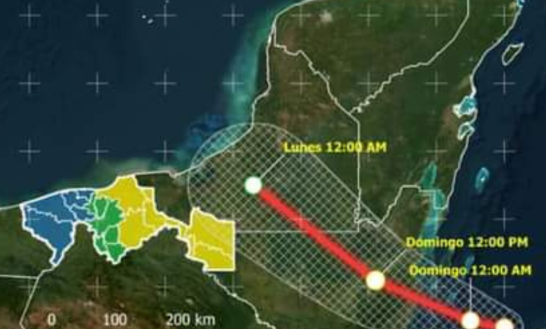 Se mantiene previsión de afectación menor a Tabasco ante el paso de la Tormenta Tropical “Sara”