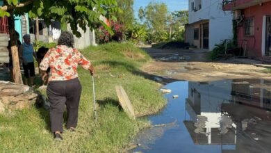 Vecinos de Gaviotas Sur denuncian aguas negras y peligros en calle Pirul