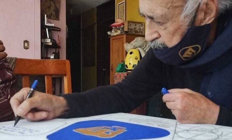 Manuel Andrade, creador de escudo de Pumas, estudió Historia del Arte