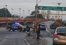 Se registra accidente en el puente La Herradura