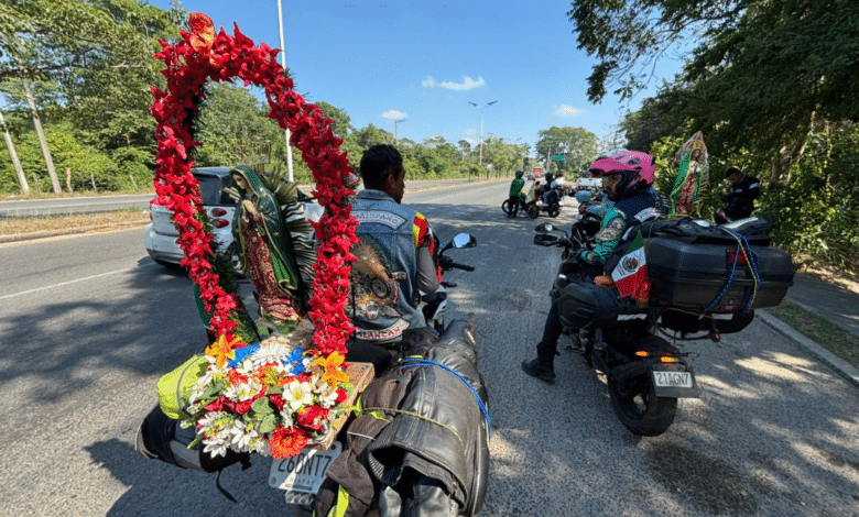 Moto Club Guadalupanos completa su peregrinación a la Basílica de Guadalupe