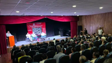 ”El Fisgón", encabezó charla en el marco del aniversario de la represión en Plaza de Armas en el Centro Cultural Villahermosa