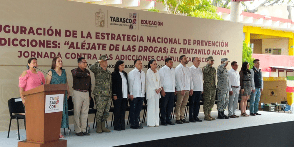 Inaugura Javier May Estrategia Nacional de Prevención de Adicciones en Tabasco