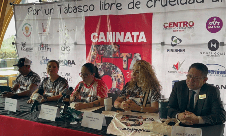 Presentan la 5ta Caninata en el Parque La Choca